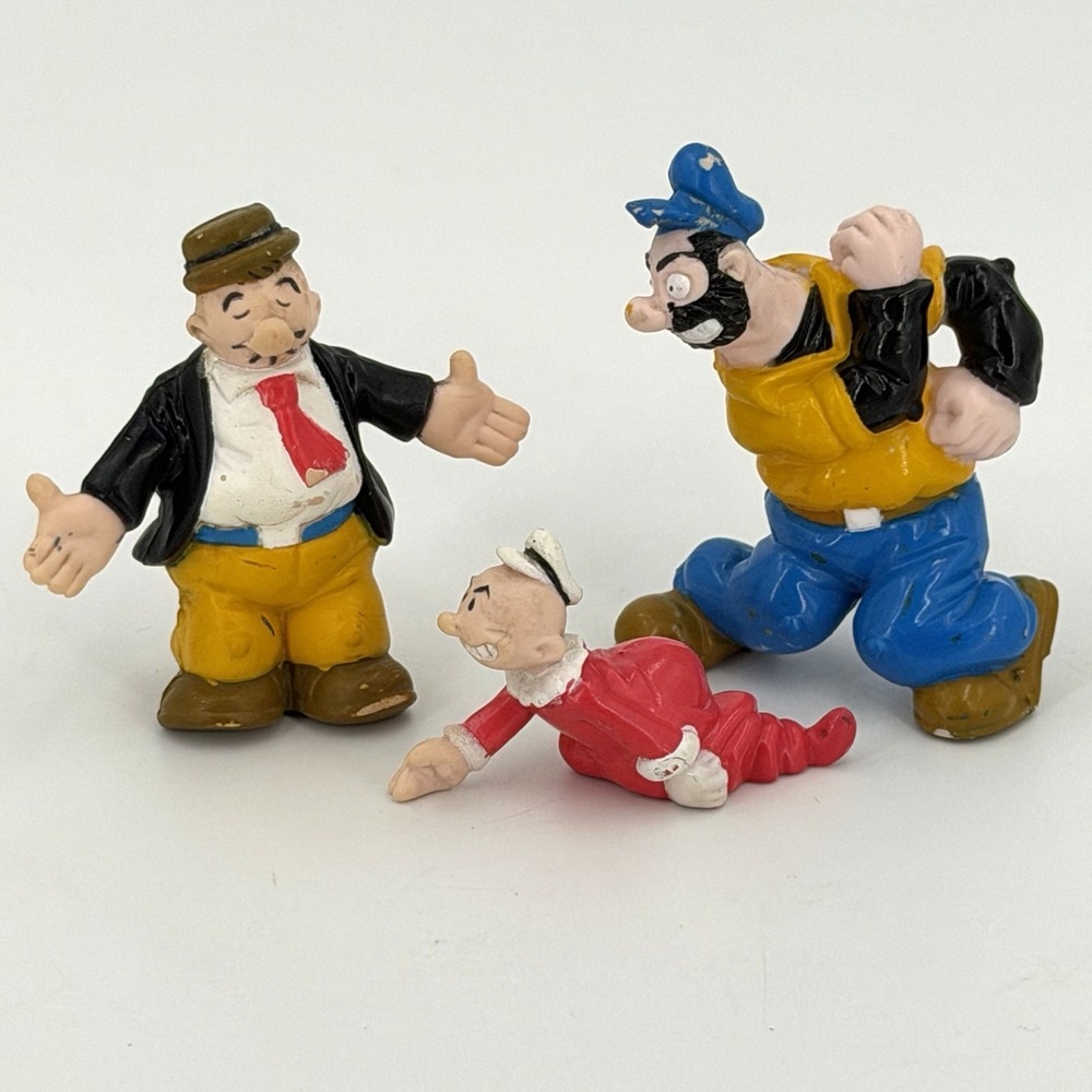 Rare!! Popeye Brutus Wimpy Swee Pea PVC Figures Sneaky Swee Pea 1994 Vintage